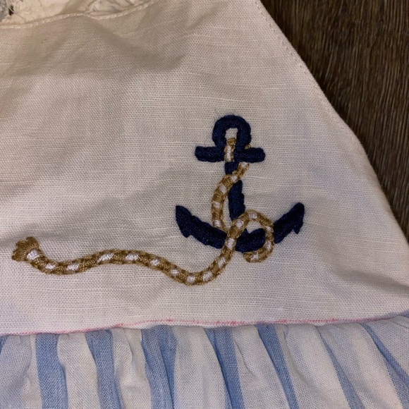 Love and Grow 12 months Anchors Aweigh Skirted Romper NWT - Picture 7 of 9